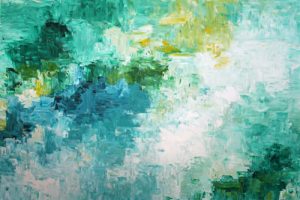 Abstract painting in aqua called Light and Shade by Banx 1500x1000mm MC6671 SOLD