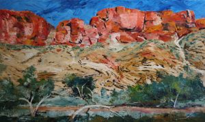 Painting of Ruby Gap called Room with a View - Ruby Gap 2013 1500x900mm MC6596 SOLD