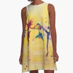 Dress with Dance Like Crazy design print sold by Redbubble